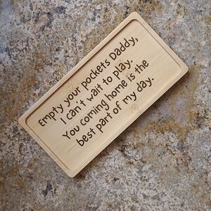 Fathers Day .. Trinket‎ Tray ...